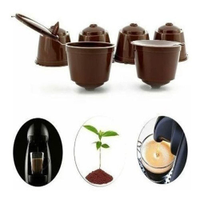 Cápsula Reutilizável Cafeteira Dolce Gusto Kit 5 Un