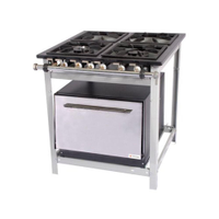 Fogão Industrial Venâncio 4 Bocas com Forno Extra E4d2f