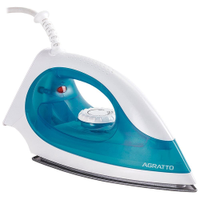 Ferro de Passar Roupa a Seco Base Antiaderente Controle de Temperatura Agratto Facile - 110V
