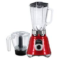 Kit New Osterizer Vermelho - Liquidificador e Base Processadora Oster - 110V