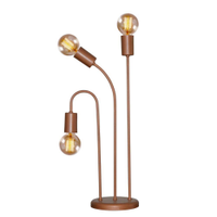Luminaria Abajur Retrô Ideal Para Sala Cor Cobre