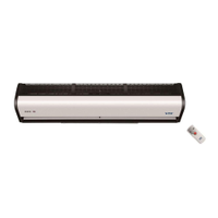 Cortina de Ar Vix One 150 cm Preta e Branca - 220 Volts - 220V