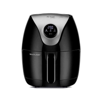 Fritadeira Elétrica Air Fryer Digital Sem Óleo 4L Seletor Giratório CE168 127V - Multilaser - 110V