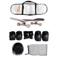 Kit Skate Infantil com Proteção Capacete Semi-Pro Sortido