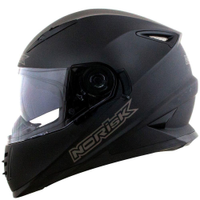 Capacete Norisk Ff302 Monocolor Preto Fosco - 60