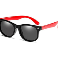 Óculos Infantil De Sol Polarizado Uv400 Flexível - Preto - 18