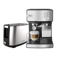 Kit Inox Cafeteira Espresso Nova Primalatte e Torradeira Oster - 110V