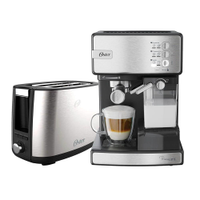Kit Inox Cafeteira Espresso Nova Primalatte e Torradeira Oster - 220V