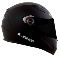 Capacete Ls2 ff358 Monocolor Preto Fosco - 56