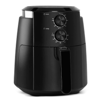 Fritadeira Sem Óleo Dualcyclone 3.5L 127V Preta 127V - 110V