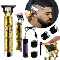 Maquina Barbeador Elétrico Para Acabamento Desenhos Detalhes Pezinho De Cabelo Pelos Usb Buda