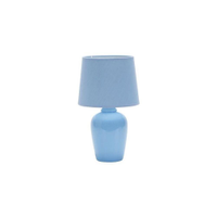 Abajur Taschibra Pottery 32cm E27 Bivolt Azul