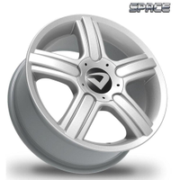Roda Aro 17 X 6 Space Prata Brilhante Furação 4X100Mm