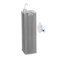 Bebedouro Purificador Pressão Industrial Refrigerado Aço Inox com Filtro Libell - Voltagem: 220V