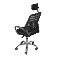 Cadeira para Escritório Alta Office Viena 3324 OR Design Preta - Preto