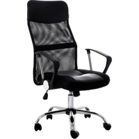 Cadeira Presidente Office tela Mesh Classic Slim W-58B - Preto