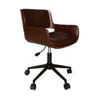 Cadeira Office Marbella Rivatti Marrom Mocha - Marrom