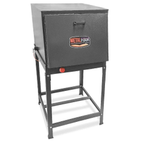 Forno Industrial à Gás com Cavalete Baixa Pressão Tampa Cega 66L MetalFour