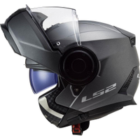 Capacete Ls2 Scope Ff902 Monocolor Titanium Fosco Robocop - 60