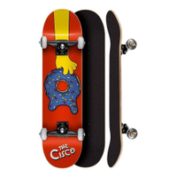 Skate Montado Cisco Profissional Serie The Cisco Dunuts Red 8.0 Abec 5