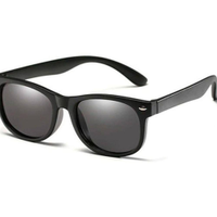 Óculos Infantil De Sol Polarizado Uv400 Flexível - Preto - Único