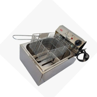 Fritadeira Elétrica 5 Litros Inox Quadrada 127V Chalotte One - 110V