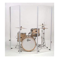 Aquário De Bateria Acrílico 1,70X0,50Cm 4Mm - 6 Chapas