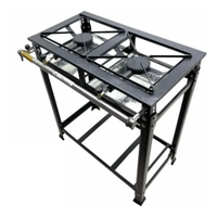 Fogão Industrial 2 Bocas Standard Alta Pressão Grelhas Aço 30x30 MR Fogões