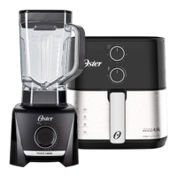 Kit Fritadeira Inox 4,6l E Liquidificador 1400W Oster - 220v - 220V
