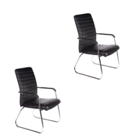Kit 2 Cadeiras Fixa W-22 Store - Preto