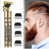Barbeador Retro Sem Fio Máquina Ultra Profissional Recarregável