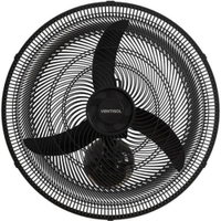 Ventilador de Parede Ventisol Oscilante New 50Cm Preto - 220V