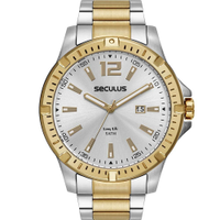 Relógio Seculus Masculino Long Life 44208GPSVBA4