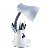 Luminária de Mesa Spiralle Branco Porta Lápis E27 Bivolt