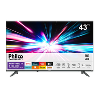 Smart TV 43" Philco Full HD DLED PTV43VA4REGB com Sistema Operacional Roku TV, Processador Quad-Core, Dolby Audio e Midia Cast