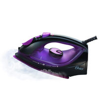 Ferro de Passar a Vapor Cerâmica Oster Preto e Roxo - 220V