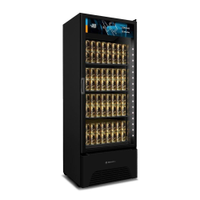 Refrigerador Cervejeira Vitrine Metalfrio 572L, VN50AH Optima Frost Free, Preto - 110V