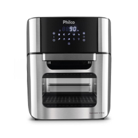 Fritadeira Elétrica Sem Óleo Air Fry Philco Oven PFR2200P 12L - Preta - 220V