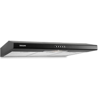 Depurador de Ar Suggar DI81PT Slim 80cm Com 3 Velocidades Luminária Dupla Filtragem 127V Preto - 110V