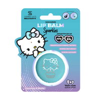 Lip balm sparkles hello kitty sabrina sato chocolate e menta 8g vermelho