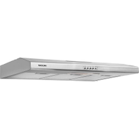 Depurador de Ar Suggar DI81X Slim 80cm Com 3 velocidades Luminária Dupla Filtragem 127V Inox - 110V