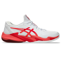 Tênis ASICS Court FF 3 Novak Clay - Masculino - Branco/Vermelho