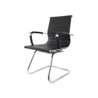 Cadeira De Escritório Fixa Charles Eames Eiffel Preta - Preto
