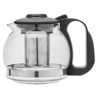 Chaleira em Vidro 1,2 Litros com Infusor Hauskraft - Transparente