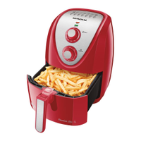 Fritadeira Sem Óleo Mondial AFN-50 Premium Line Inox 5L - Vermelha - 220V