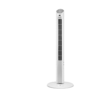 Ventilador de Torre 90cm Spirit Easy 40W de Potência e 3 Velocidades - Branco/Prata - 110V