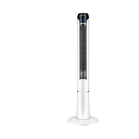 Ventilador de Torre 120cm Spirit Sky 45W de Potência com 3 Velocidades, Função Bom Sono e Vento Natural Branco/Prata - 220V