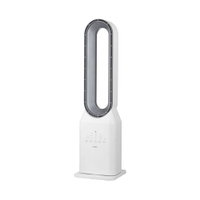 Circulador de Ar Spirit Bladeless com 3 Velocidades, Timer, Função Bom Sono e Vento Natural - Branco/Prata - 110V