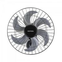 Ventilador de Parede 6 Pás Steel 50cm 200W - Ventisol - Bivolt