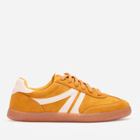 Tênis casual com recortes bicolor ace amarelo